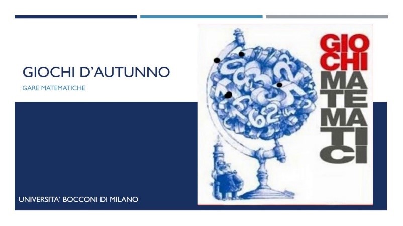GIOCHI MATEMATICI D'AUTUNNO