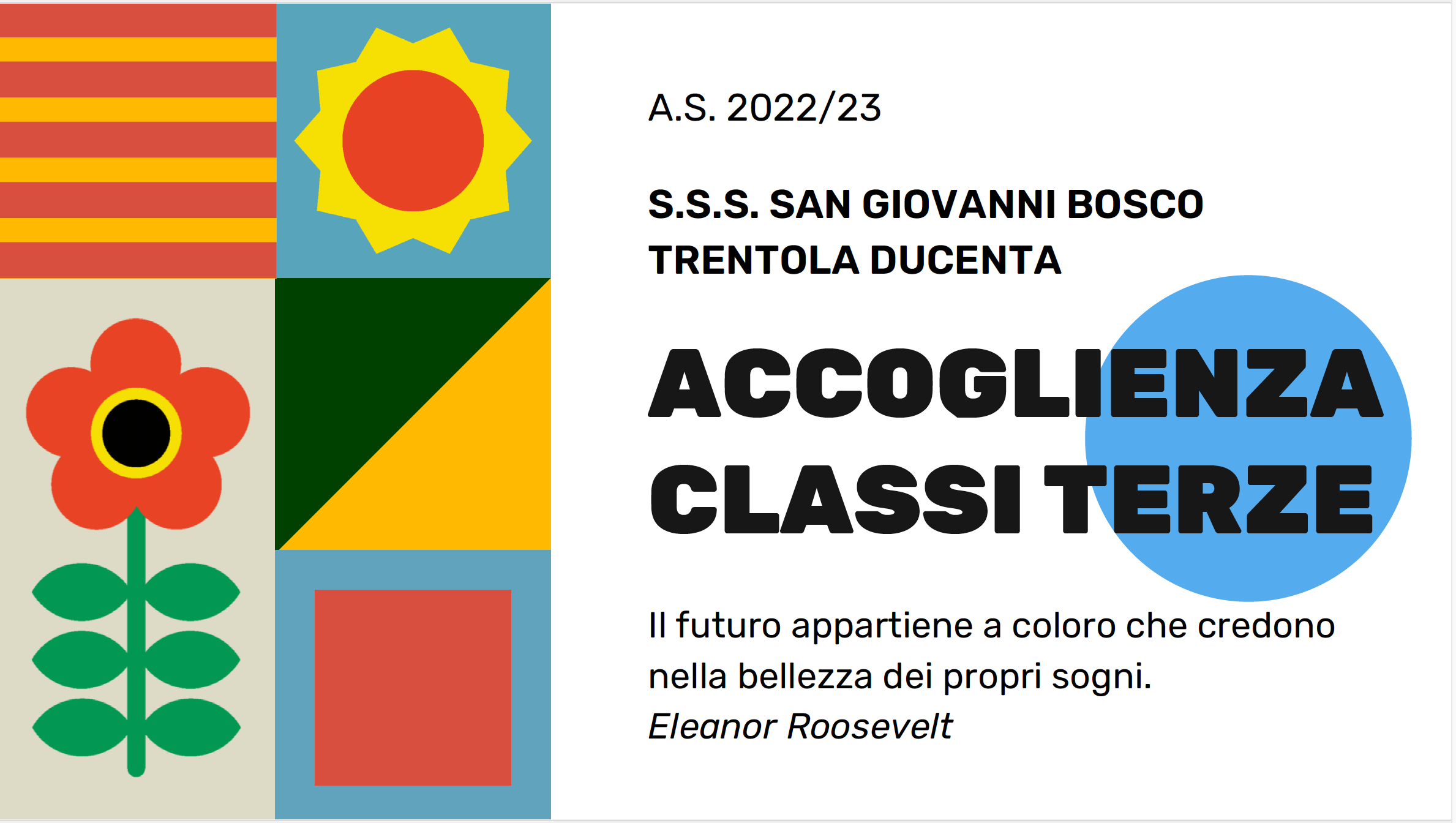 ACCOGLIENZA CLASSI TERZE